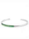 Women's Engraving Numbering Logo Bracelet Silver - MAISON MARGIELA - BALAAN 2