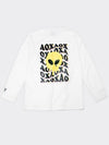 WAVE logo Long sleeve T shirts semi over fit White - AOX - BALAAN 5