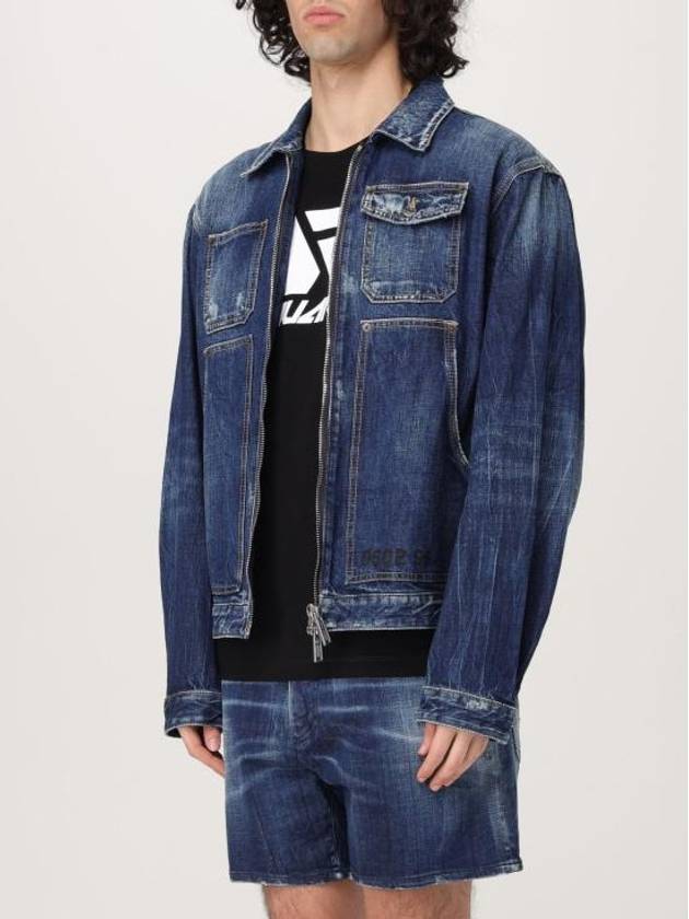 Dark Semplice Carpenter Denim Jacket Navy - DSQUARED2 - BALAAN 5