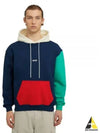 Micro Logo Cotton Hoodie Navy - MSGM - BALAAN 2