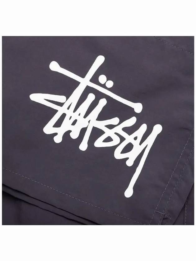 Big Basic Logo Water Shorts Grey Stone - STUSSY - BALAAN 4