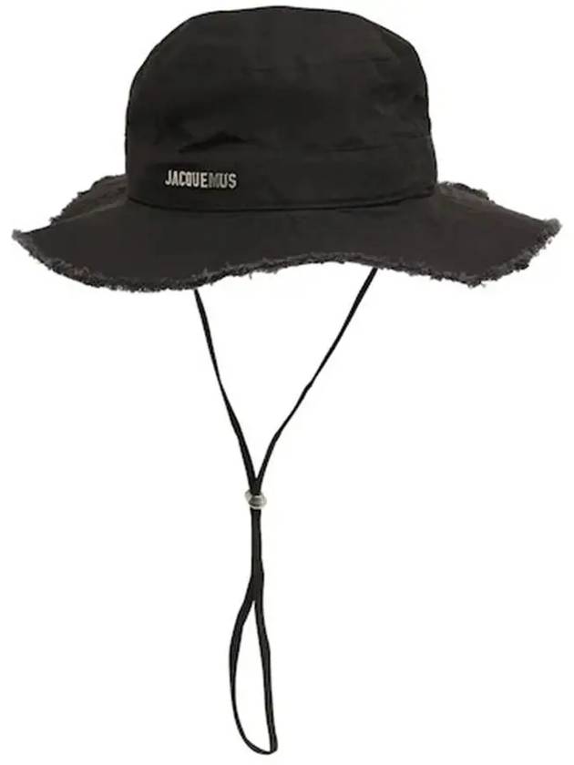 Le Bob Artichaut Bucket Hat Black - JACQUEMUS - BALAAN 5