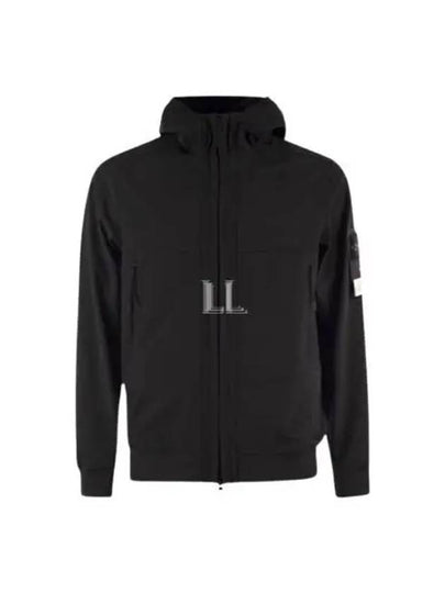 Technology Recycled Polyester Hooded Jacket Black - STONE ISLAND - BALAAN 2