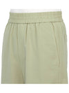 De Coeur Cotton Track Shorts Khaki - AMI - BALAAN 8