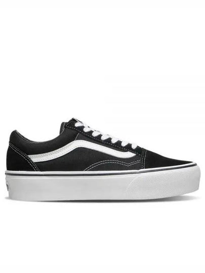 Old School Platform Low Top Sneakers Black - VANS - BALAAN 2