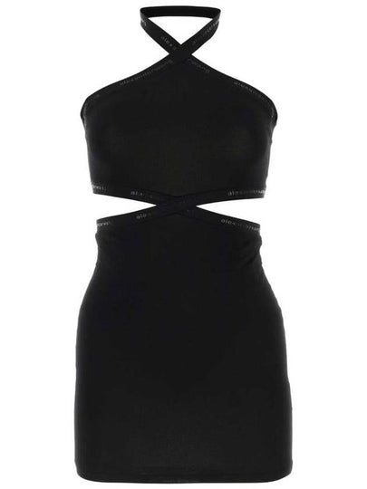 TB midi dress 4KC1236038 001 BLACK - ALEXANDER WANG - BALAAN 2