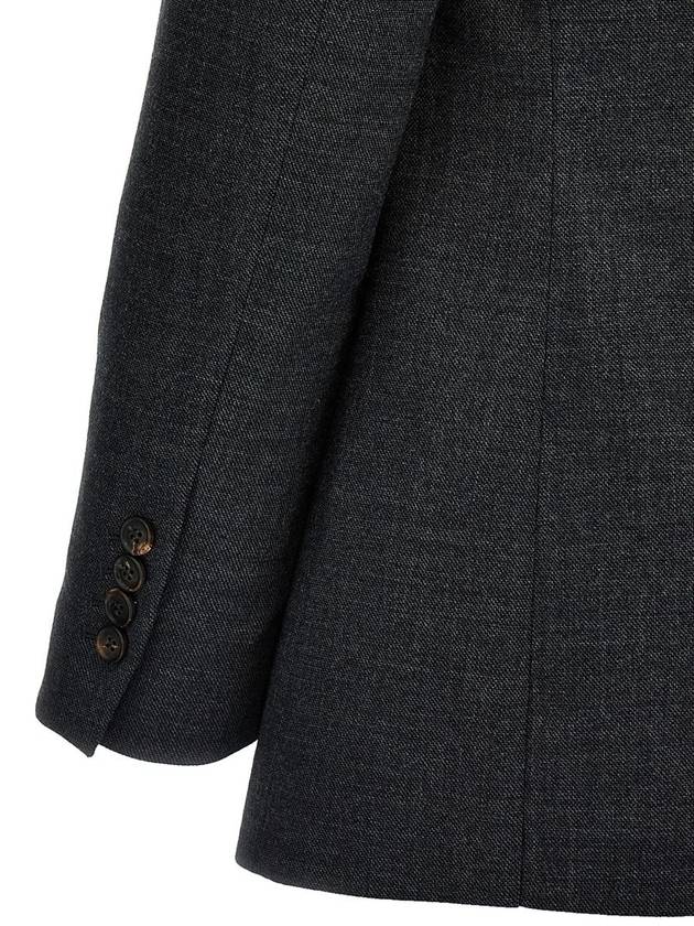 Brunello Cucinelli 'Monile' Single-Breasted Blazer - BRUNELLO CUCINELLI - BALAAN 4