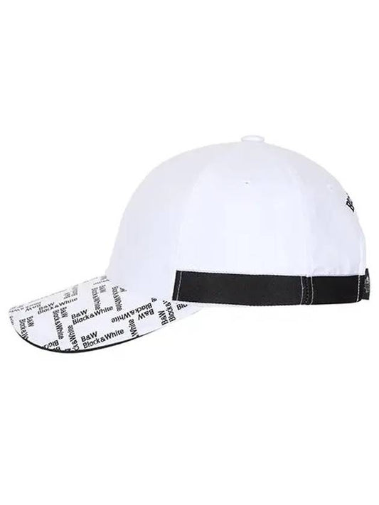 Logo Ball Cap 8413GZPPWHITE - BLACK&WHITE - BALAAN 2