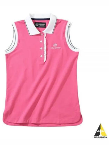 Golf Wear Women s Sleeveless T Shirt HHW 2A AP53 PINK - HORN GARMENT - BALAAN 1