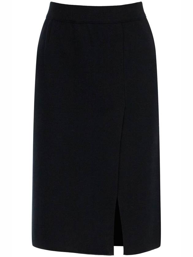 knitted pencil skirt in jersey fabric - MRZ - BALAAN 1