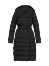 Arniston Long Down Padded Jacket Black - BURBERRY - BALAAN 3