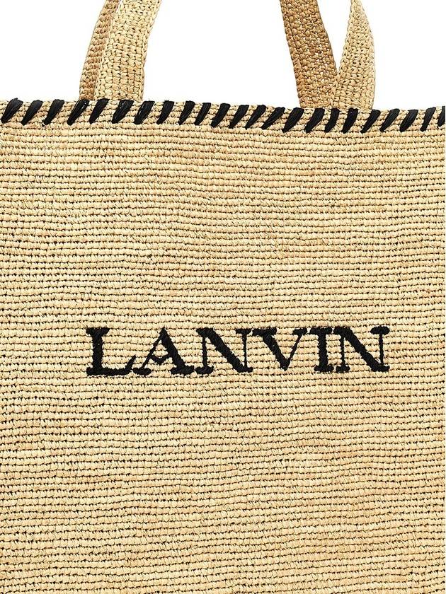 Tote Bag LWBGST00RAF1P24 6510 NATURAL BLACK - LANVIN - BALAAN 3