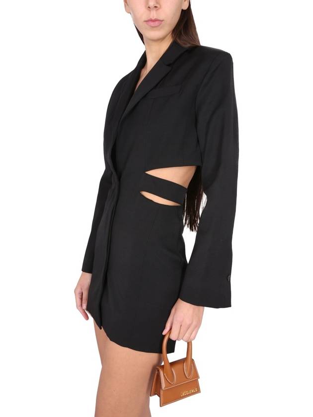 La Robe Bari Blazer Midi Dress Black - JACQUEMUS - BALAAN 8