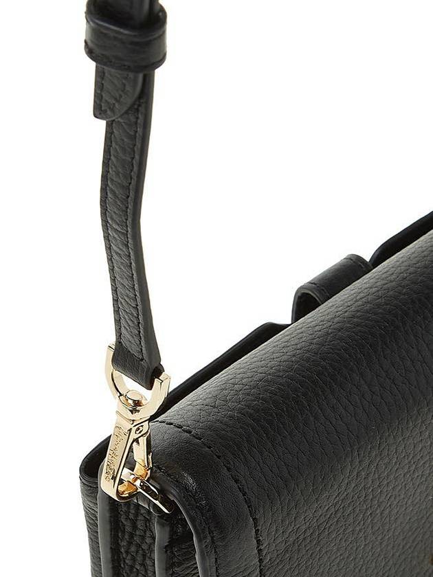 Jet Set Small Pebbled Leather Smartphone Convertible Cross Bag Black - MICHAEL KORS - BALAAN 9