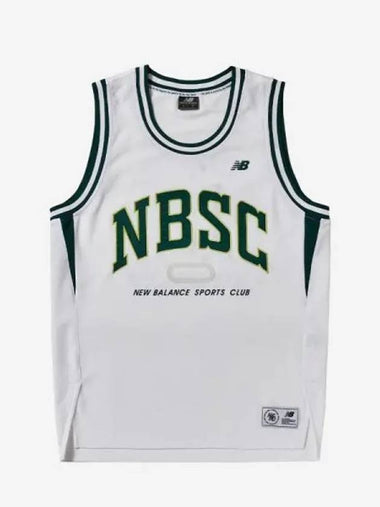 Uni NBSC Mesh Sleeveless 10 White - NEW BALANCE - BALAAN 1