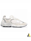 Mesh and Suede Leather Dad-Star Sneakers White Beige - GOLDEN GOOSE - BALAAN 2