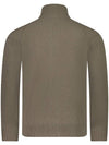 Lambswool GRS Zipped Cardigan Beige - CP COMPANY - BALAAN 3