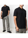 Skull Motif Short Sleeve Polo Shirt Black - ALEXANDER MCQUEEN - BALAAN 2