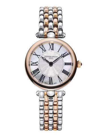 Classic 30mm Metal Watch White Rose Gold - FREDERIQUE CONSTANT - BALAAN 1