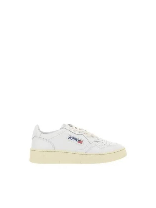 Medalist Leather Low Top Sneakers White - AUTRY - BALAAN 2