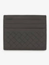 Intrecciato Leather Card Wallet Light Grey - BOTTEGA VENETA - BALAAN 2