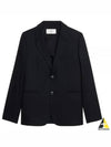 Two Button Blazer Jacket Black - AMI - BALAAN 2