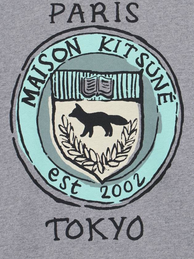 City Coins Cotton Short Sleeve T-Shirt Grey - MAISON KITSUNE - BALAAN 4