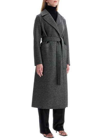 long coat in pressed wool - HARRIS WHARF LONDON - BALAAN 2