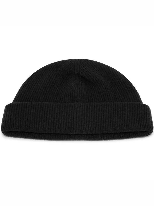 Face Logo Knit Beanie Black - ACNE STUDIOS - BALAAN 4