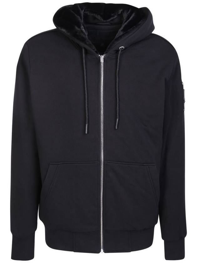 Classic Bunny Zip Up Hoodie Black Lining Black - MOOSE KNUCKLES - BALAAN 2