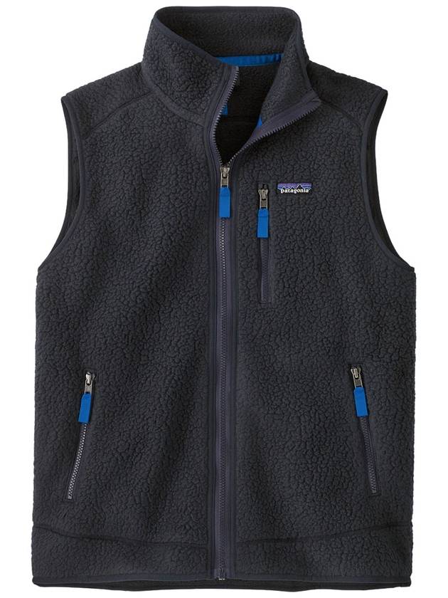 Men's Retro Pile Vest Navy - PATAGONIA - BALAAN 2