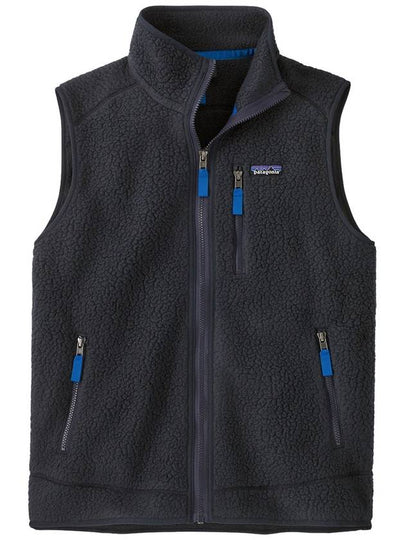 Men's Retro Pile Vest Navy - PATAGONIA - BALAAN 2