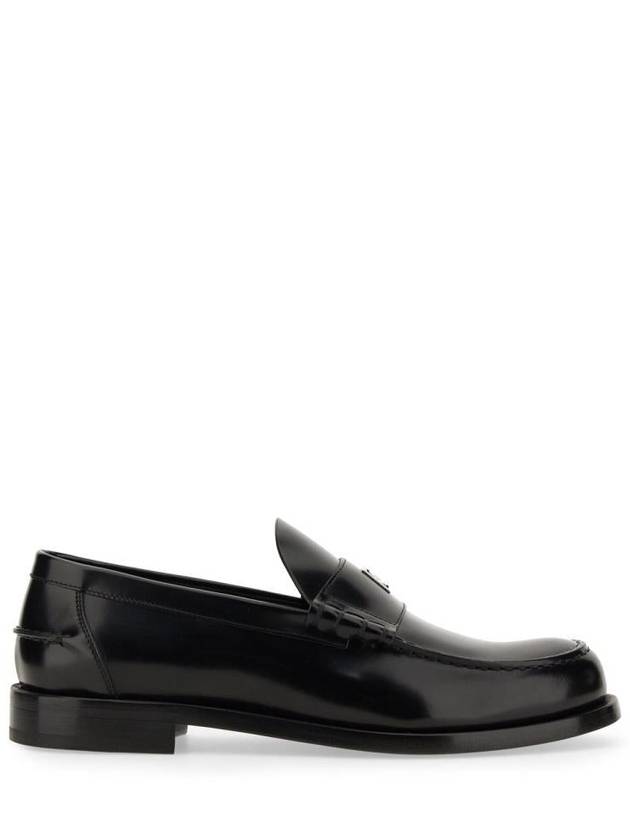 Mr G Mocassin Leather Loafers Black - GIVENCHY - BALAAN 2