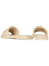 Double T Slide Slippers Beige - TORY BURCH - BALAAN 7