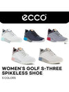 Women'ss 3 Spikeless Golf Shoes White Gray - ECCO - BALAAN 2