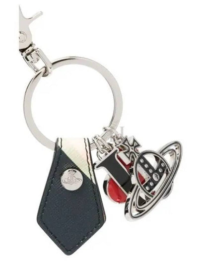 I LOVE ORB Tartan Leather Key Holder - VIVIENNE WESTWOOD - BALAAN 2