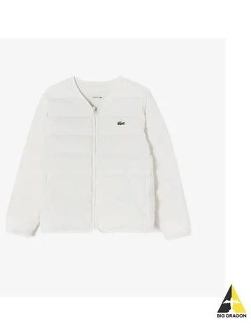 Women s lightweight down jumper OFFWHITE off white - LACOSTE - BALAAN 1