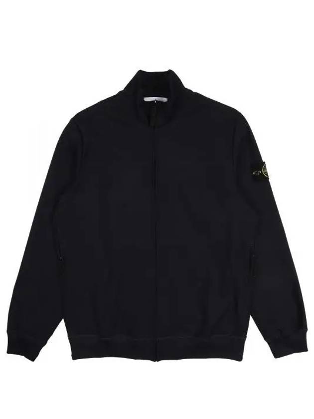 Logo Badge Zipper Comfort Fit Fleece Track Jacket Navy - STONE ISLAND - BALAAN 2