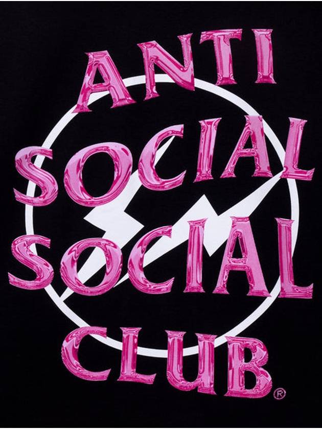 x fragment t shirt black pink short sleeve - ANTI SOCIAL SOCIAL CLUB - BALAAN 4