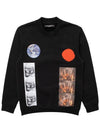 Archives Redux Sterling Ruby Sweatshirt Black - RAF SIMONS - BALAAN 1