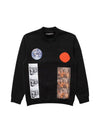 Archives Redux Sterling Ruby Sweatshirt Black - RAF SIMONS - BALAAN 1