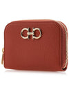 Ferragamo Women's Gancini Card Wallet 22 0406 TERRACOTTA 0770059 - SALVATORE FERRAGAMO - BALAAN 2