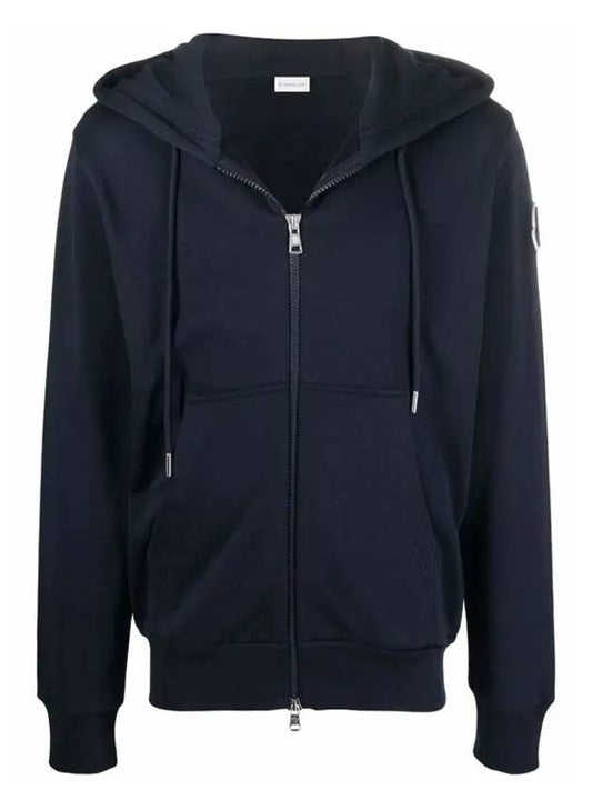 8G00033 899FL 778 CON CAPPUCCIO Navy Men's Hooded Zip-Up - MONCLER - BALAAN 2