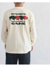 Malbon Men s Golf Long Sleeve T Shirt Buffalo LS M 8342 Ivory - MALBON GOLF - BALAAN 3