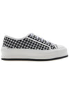 Walk'n'Dior Platform Micro Houndstooth Low Top Sneakers - DIOR - BALAAN 3