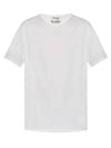 Classic Niagara Short Sleeve T-Shirt White - ACNE STUDIOS - BALAAN 1