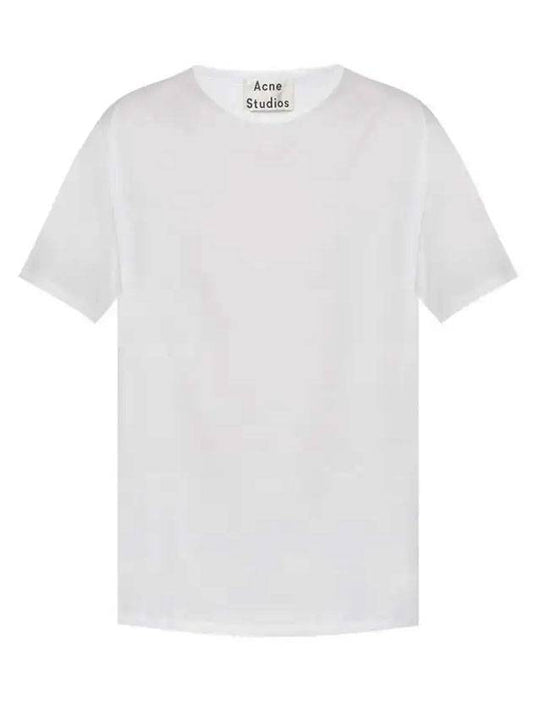 Classic Niagara Short Sleeve T-Shirt White - ACNE STUDIOS - BALAAN 1