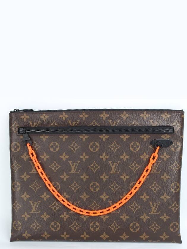 Virgil Abloh Chain Monogram Clutch - LOUIS VUITTON - BALAAN 1