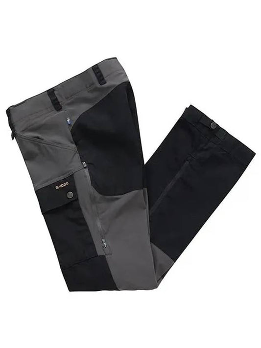 85656R 550 018 Keb Trousers Regular Black Stone Gray Men’s Long Pants - FJALL RAVEN - BALAAN 1