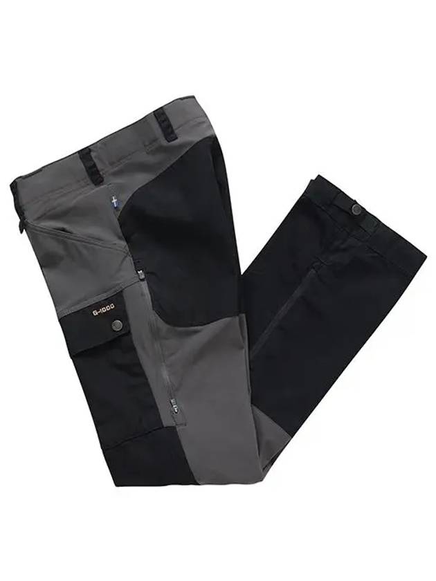 85656R 550 018 Keb Trousers Regular Black Stone Gray Men s Long Pants - FJALL RAVEN - BALAAN 1